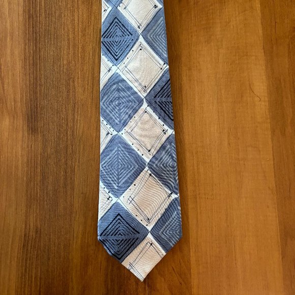 Robert Daskal Vintage Signed Silk Hand painted Tie - Picture 1 of 6